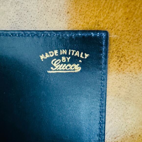 Gucci Made in Italy Leather Document Sleeve 7.25" by 4" - Picture 3 of 4